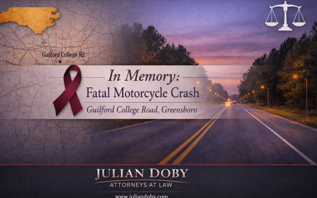 Guilford College Road Fatal Motorcycle Crash: Driver Charged After Failure to Yield